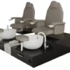 Station pédicure double Dolce Podo NBM - Fauteuil pédicure professionnel - Fauteuil Spa haut de gamme - Mobilier esthétique haut de gamme - Mobilier esthétique professionnel - fauteuil pédicure spa -Fauteuil de pédicure haut de gamme