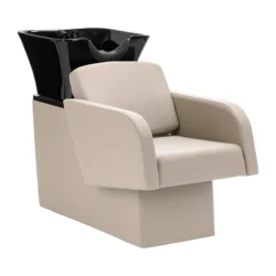 ELDA Beige (10) ELDA Shampoo Bowl - ELDA Wash Unit - Professional Hairdressing Furniture - Salon Wash Unit - Hair Salon Shampoo Bowl - Barber Shop Furniture