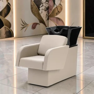 Bac à shampoing ELDA - Bac de lavage ELDA - Mobilier de coiffure professionnel - bac de lavage pour salon de coiffure - Bac à shampoing pour salon de coiffure -meuble salon de barbier