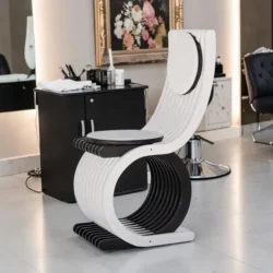 Fauteuil MILANO (2) fauteuil de coiffure MILANO - chaise de coiffure professionnel - fauteuil de coupe professionnel - mobilier pour salon de coiffure - meuble pour salon de coiffure - MILANO - salon de coiffure haut de gamme