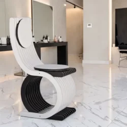 Fauteuil MILANO (3) fauteuil de coiffure MILANO - chaise de coiffure professionnel - fauteuil de coupe professionnel - mobilier pour salon de coiffure - meuble pour salon de coiffure - MILANO - salon de coiffure haut de gamme
