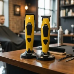 JRL Diamante - Duo Clipper/Trimmer (2) JRL Diamante - Duo Clipper Trimmer - Professional Hair Clipper - Duo Clipper + Finishing Trimmer Set JRL Lamborghini - High-End Hair Clippers - JRL Lamborghini Diamante Clipper and Trimmer Set