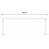 Lampe LED rectangulaire (1) Table de Manucure ASTRA Plus