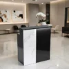 Comptoir d'accueil Fiora- comptoir caisse Fiora - Meuble de réception Fiora - meuble de réception salon de coiffure - mobilier de coiffure professionnel - meuble d'accueil salon de coiffure -