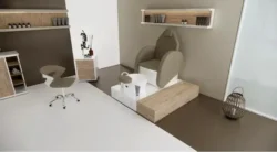 Fauteuil de pédicure PODO RELAX S - Fauteuil pédicure professionnel - Fauteuil Spa haut de gamme - Mobilier esthétique haut de gamme - Mobilier esthétique professionnel - fauteuil pédicure spa -Fauteuil de pédicure haut de gamme