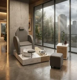 PODO RELAX S (5) Fauteuil de pédicure PODO RELAX S - Fauteuil pédicure professionnel - Fauteuil Spa haut de gamme - Mobilier esthétique haut de gamme - Mobilier esthétique professionnel - fauteuil pédicure spa -Fauteuil de pédicure haut de gamme