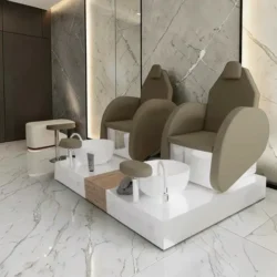 PODO RELAX DOUBLE (1) Fauteuil de pédicure Podo Relax double - Fauteuil pédicure professionnel - Fauteuil Spa haut de gamme - Mobilier esthétique haut de gamme - Mobilier esthétique professionnel - fauteuil pédicure spa -Fauteuil de pédicure haut de gamme