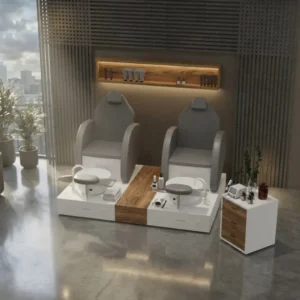 Fauteuil de pédicure Podo Relax double - Fauteuil pédicure professionnel - Fauteuil Spa haut de gamme - Mobilier esthétique haut de gamme - Mobilier esthétique professionnel - fauteuil pédicure spa -Fauteuil de pédicure haut de gamme