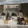 Fauteuil de pédicure Podo Relax S double - Fauteuil pédicure professionnel - Fauteuil Spa haut de gamme - Mobilier esthétique haut de gamme - Mobilier esthétique professionnel - fauteuil pédicure spa -Fauteuil de pédicure haut de gamme