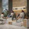 Fauteuil de pédicure Podo Relax S double - Fauteuil pédicure professionnel - Fauteuil Spa haut de gamme - Mobilier esthétique haut de gamme - Mobilier esthétique professionnel - fauteuil pédicure spa -Fauteuil de pédicure haut de gamme