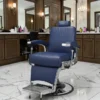 Fauteuil de barbier STIG - chaise de Barbier Stig - Fauteuil de coiffure pour homme - chaise de coiffure vintage - mobilier de barbier professionnel - barbershop - siège barber -