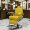 Fauteuil de barbier STIG - chaise de Barbier Stig - Fauteuil de coiffure pour homme - chaise de coiffure vintage - mobilier de barbier professionnel - barbershop - siège barber -