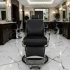 Fauteuil de barbier STIG B - chaise de Barbier Stig B - Fauteuil de coiffure pour homme - chaise de coiffure vintage - mobilier de barbier professionnel - barbershop - siège barber -