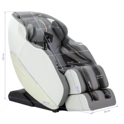 Sakura Maximus 809 Blanc et Gris (19) Fauteuil de massage Sakura Maximus 809 Blanc et Gris - Fauteuil de massage professionnel - Fauteuil de massage SPA - Fauteuil de massage haut de gamme - Mobilier esthétique professionnel