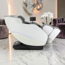 Sakura Maximus 809 Blanc et Gris (2) Fauteuil de massage Sakura Maximus 809 Blanc et Gris - Fauteuil de massage professionnel - Fauteuil de massage SPA - Fauteuil de massage haut de gamme - Mobilier esthétique professionnel