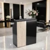 Comptoir d'accueil Fiora- comptoir caisse Fiora - Meuble de réception Fiora - meuble de réception salon de coiffure - mobilier de coiffure professionnel - meuble d'accueil salon de coiffure -
