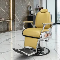 Fauteuil de barbier TIGER - chaise de Barbier TIGER - Fauteuil de coiffure pour homme - chaise de coiffure vintage - mobilier de barbier professionnel - barbershop - siège barber