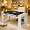 table de manucure professionnelle - table nails luxe - mobilier esthétique haut de gamme - mobilier de pédicure professionnel - table_manucure haut de gamme - équipement onglerie premium - table manucure_avec aspirateur - comptoir ongles design - meuble manucure professionnel - agencement salon de coiffure