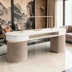Table de Manucure SAPHIRA (4) Table de Manucure SAPHIRA - table onglerie avec aspirateur intégré - Table de manucure professionnelle - table onglerie professionnelle - mobilier esthétique et onglerie