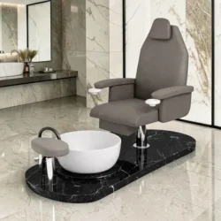 Marbre noir Mobilier esthétique haut de gamme - Mobilier esthétique professionnel - fauteuil pédicure spa -Fauteuil de pédicure haut de gamme