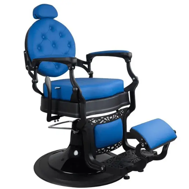 Fauteuil de barbier Maximus - chaise de Barbier Maximus - Fauteuil de coiffure pour homme - chaise de coiffure vintage - mobilier de barbier professionnel - barbershop - siège barber