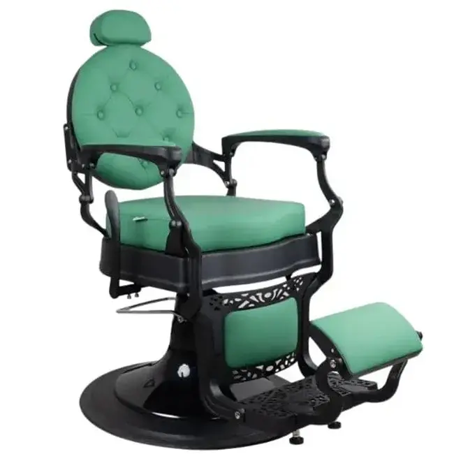 Fauteuil de barbier Maximus - chaise de Barbier Maximus - Fauteuil de coiffure pour homme - chaise de coiffure vintage - mobilier de barbier professionnel - barbershop - siège barber