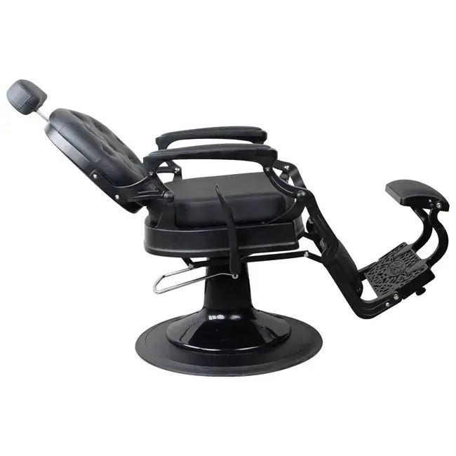 Fauteuil de barbier Maximus - chaise de Barbier Maximus - Fauteuil de coiffure pour homme - chaise de coiffure vintage - mobilier de barbier professionnel - barbershop - siège barber