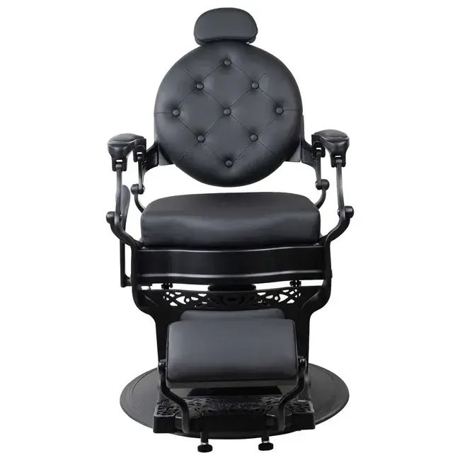 Fauteuil de barbier Maximus - chaise de Barbier Maximus - Fauteuil de coiffure pour homme - chaise de coiffure vintage - mobilier de barbier professionnel - barbershop - siège barber