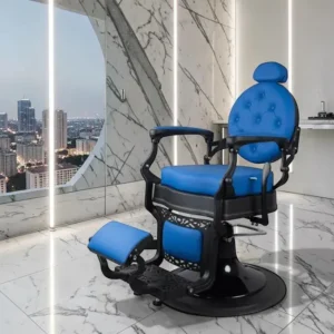 Fauteuil de barbier Maximus - chaise de Barbier Maximus - Fauteuil de coiffure pour homme - chaise de coiffure vintage - mobilier de barbier professionnel - barbershop - siège barber