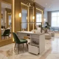 table de manucure professionnelle - table nails luxe - mobilier esthétique haut de gamme - mobilier de pédicure professionnel - table_manucure haut de gamme - équipement onglerie premium - table manucure_avec aspirateur - comptoir ongles design - meuble manucure professionnel - agencement salon de coiffure