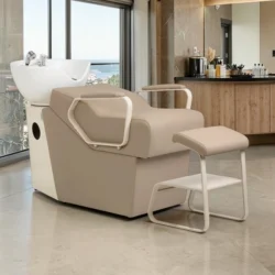 Valentina Beige (1) Bac à Shampoing Valentina - Bac de lavage Professionnel Valentina - Bac à Shampoing Professionnel Valentina - Bac à Shampoing salon de coiffure - mobilier de coiffure haut de gamme - bac a shampoing allongé - bac de lavage allongé - groupe coiff - mobicoiff