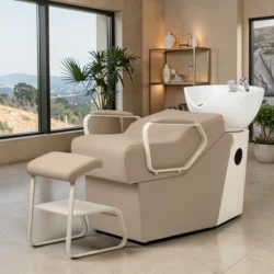 Valentina Beige (2) Bac à Shampoing Valentina - Bac de lavage Professionnel Valentina - Bac à Shampoing Professionnel Valentina - Bac à Shampoing salon de coiffure - mobilier de coiffure haut de gamme - bac a shampoing allongé - bac de lavage allongé - groupe coiff - mobicoiff