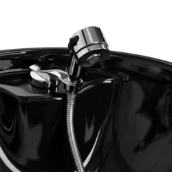 Valentina Noir (10) Bac à Shampoing Valentina - Bac de lavage Professionnel Valentina - Bac à Shampoing Professionnel Valentina - Bac à Shampoing salon de coiffure - mobilier de coiffure haut de gamme - bac a shampoing allongé - bac de lavage allongé - groupe coiff - mobicoiff