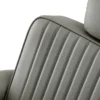 Fauteuil de barbier Visionerio Gris - Fauteuil barbier vintage - chaise barbier professionnel - massant - mobilier de barbier professionnel - Fauteuil barbier haut de gamme - fauteuil de coiffure pour homme