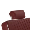 Fauteuil de barbier Visionerio Rouge - Fauteuil barbier vintage - chaise barbier professionnel - massant - mobilier de barbier professionnel - Fauteuil barbier haut de gamme - fauteuil de coiffure pour homme