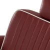 Fauteuil de barbier Visionerio Rouge - Fauteuil barbier vintage - chaise barbier professionnel - massant - mobilier de barbier professionnel - Fauteuil barbier haut de gamme - fauteuil de coiffure pour homme