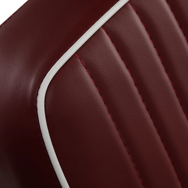 Fauteuil de barbier Visionerio Rouge - Fauteuil barbier vintage - chaise barbier professionnel - massant - mobilier de barbier professionnel - Fauteuil barbier haut de gamme - fauteuil de coiffure pour homme