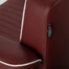 Fauteuil de barbier Visionerio Rouge - Fauteuil barbier vintage - chaise barbier professionnel - massant - mobilier de barbier professionnel - Fauteuil barbier haut de gamme - fauteuil de coiffure pour homme