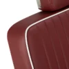 Fauteuil de barbier Visionerio Rouge - Fauteuil barbier vintage - chaise barbier professionnel - massant - mobilier de barbier professionnel - Fauteuil barbier haut de gamme - fauteuil de coiffure pour homme