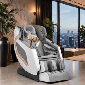 Fauteuil de massage sakura 306 blanc gris - Fauteuil de massage professionnel - Fauteuil de massage SPA - Fauteuil de massage haut de gamme - Mobilier esthétique professionnel - sakura - groupe coiff