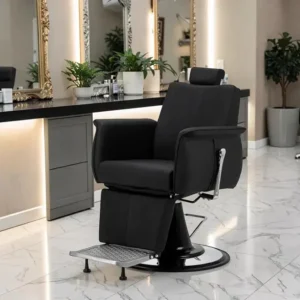ATHENA B (1) ATHENA B Barber Chair - Vintage Barber Chair - Professional Barber Chair - Professional Barber Furniture - High-End Barber Chair - Men's Hairdressing Chair