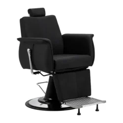 Fauteuil de barbier ATHENA B - Fauteuil barbier vintage - chaise barbier professionnel - - mobilier de barbier professionnel - Fauteuil barbier haut de gamme - fauteuil de coiffure pour homme