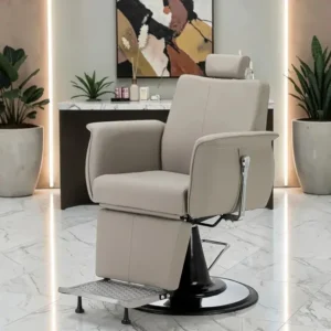 ATHENA BR (1) ATHENA BR Barber Chair - Vintage Barber Chair - Professional Barber Chair - Professional Barber Furniture - High-end Barber Chair - Men's Hairdressing Chair