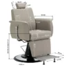 Fauteuil de barbier ATHENA BR - Fauteuil barbier vintage - chaise barbier professionnel - - mobilier de barbier professionnel - Fauteuil barbier haut de gamme - fauteuil de coiffure pour homme