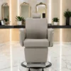 Fauteuil de barbier ATHENA BR - Fauteuil barbier vintage - chaise barbier professionnel - - mobilier de barbier professionnel - Fauteuil barbier haut de gamme - fauteuil de coiffure pour homme