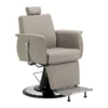 Fauteuil de barbier ATHENA BR - Fauteuil barbier vintage - chaise barbier professionnel - - mobilier de barbier professionnel - Fauteuil barbier haut de gamme - fauteuil de coiffure pour homme