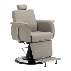 Fauteuil de barbier ATHENA BR - Fauteuil barbier vintage - chaise barbier professionnel - - mobilier de barbier professionnel - Fauteuil barbier haut de gamme - fauteuil de coiffure pour homme