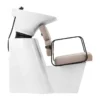 Bac à shampooing professionnel - Bac de lavage coiffure - Meuble pour salon de coiffure - Mobilier de coiffure design - Fauteuil de lavage ergonomique - Mobilier de coiffure haut de gamme - meuble pour salon de coiffure - Bac à shampoing doré et noir - Équipement de coiffure professionnel