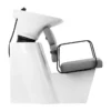 Bac à shampooing professionnel - Bac de lavage coiffure - Meuble pour salon de coiffure - Mobilier de coiffure design - Fauteuil de lavage ergonomique - Mobilier de coiffure haut de gamme - meuble pour salon de coiffure - Bac à shampoing doré et noir - Équipement de coiffure professionnel