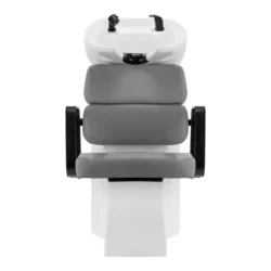 Professional shampoo basin - Hairdressing wash basin - Hair salon furniture - Designer hairdressing furniture - Ergonomic wash chair - High-end hairdressing furniture - Hair salon furniture - Gold and black shampoo basin - Professional hairdressing equipment